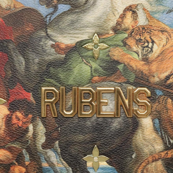 LOUIS VUITTON Celty Pochette Plat Pouch Koons Rubens M64617 LV Auth 132961M