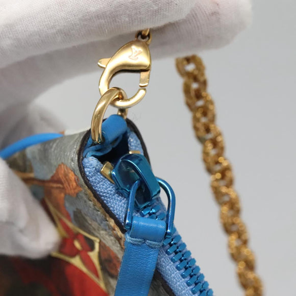 LOUIS VUITTON Celty Pochette Plat Pouch Koons Rubens M64617 LV Auth 132961M