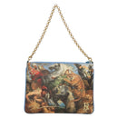 LOUIS VUITTON Celty Pochette Plat Pouch Koons Rubens M64617 LV Auth 132961M-13