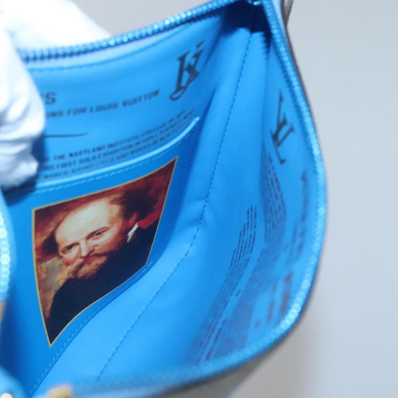 LOUIS VUITTON Celty Pochette Plat Pouch Koons Rubens M64617 LV Auth 132961M