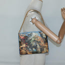 LOUIS VUITTON Celty Pochette Plat Pouch Koons Rubens M64617 LV Auth 132961M-25