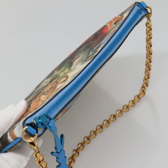 LOUIS VUITTON Celty Pochette Plat Pouch Koons Rubens M64617 LV Auth 132961M