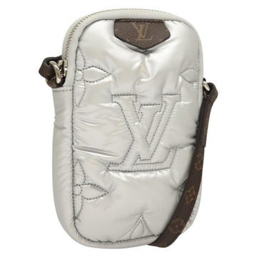 LOUIS VUITTON LV Pillow Phone Pouch Silver M81716 LV Auth 132963M