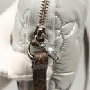 LOUIS VUITTON LV Pillow Phone Pouch Silver M81716 LV Auth 132963M-9