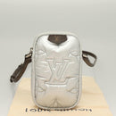 LOUIS VUITTON LV Pillow Phone Pouch Silver M81716 LV Auth 132963M-12