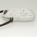 LOUIS VUITTON LV Pillow Phone Pouch Silver M81716 LV Auth 132963M-4