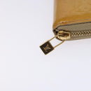 LOUIS VUITTON Monogram Vernis Bloom Wallet Beige M91015 LV Auth 132968-8