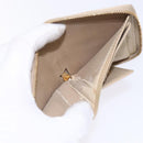 LOUIS VUITTON Monogram Vernis Bloom Wallet Beige M91015 LV Auth 132968-10