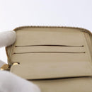 LOUIS VUITTON Monogram Vernis Bloom Wallet Beige M91015 LV Auth 132968-18