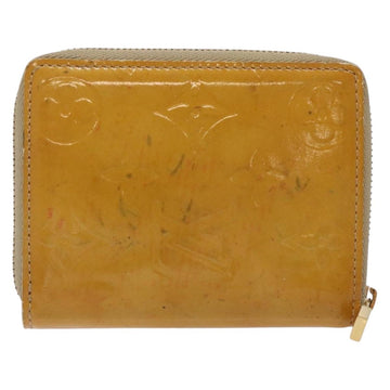 LOUIS VUITTON Monogram Vernis Bloom Wallet Beige M91015 LV Auth 132968 - 0