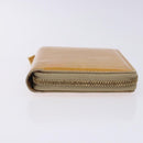 LOUIS VUITTON Monogram Vernis Bloom Wallet Beige M91015 LV Auth 132968-3