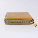 LOUIS VUITTON Monogram Vernis Bloom Wallet Beige M91015 LV Auth 132968-4