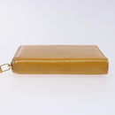 LOUIS VUITTON Monogram Vernis Bloom Wallet Beige M91015 LV Auth 132968-6