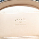 CHANEL Matelasse Pouch Lamb Skin Black Gold CC Auth 132970M-21