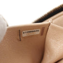 CHANEL Matelasse Pouch Lamb Skin Black Gold CC Auth 132970M-10