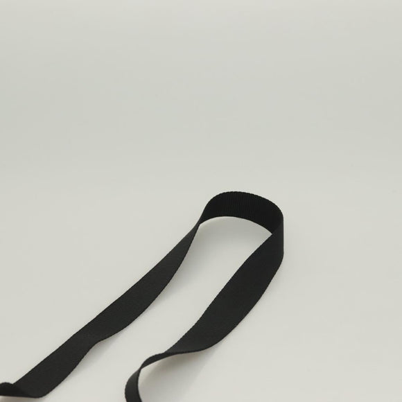 LOEWE Anagram Small Messenger Shoulder Bag Wool Black Silver Auth 132972M