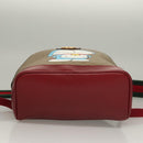 GUCCI Micro GG Supreme Doraemon Backpack PVC Beige Gold 647816 Auth 132976M-11