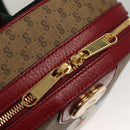 GUCCI Micro GG Supreme Doraemon Backpack PVC Beige Gold 647816 Auth 132976M-18