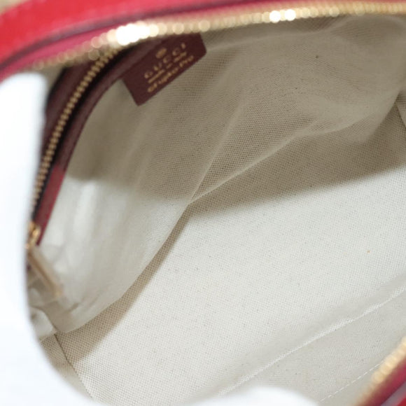 GUCCI Micro GG Supreme Doraemon Backpack PVC Beige Gold 647816 Auth 132976M