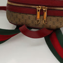 GUCCI Micro GG Supreme Doraemon Backpack PVC Beige Gold 647816 Auth 132976M-7