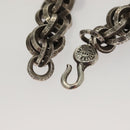 Chrome Hearts Double B Ring Bracelet Ag925 Silver Auth 132979M-10