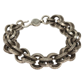 Chrome Hearts Double B Ring Bracelet Ag925 Silver Auth 132979SAM