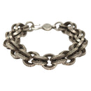 Chrome Hearts Double B Ring Bracelet Ag925 Silver Auth 132979SAM-2