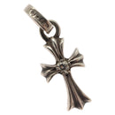Chrome Hearts Baby fat Pendant Top Double Diamond Ag925 Silver Auth 132980M-1