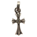 Chrome Hearts Baby fat Pendant Top Double Diamond Ag925 Silver Auth 132980M-3