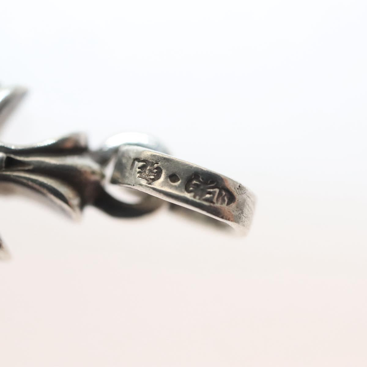 Chrome Hearts Baby fat Pendant Top Double Diamond Ag925 Silver 