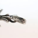 Chrome Hearts Baby fat Pendant Top Double Diamond Ag925 Silver Auth 132980M-4