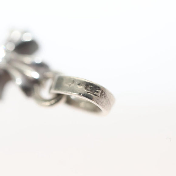 Chrome Hearts Baby fat Pendant Top Double Diamond Ag925 Silver Auth 132980M