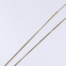 LOUIS VUITTON LVprinted Initials Coral Necklace Metal Gold M68903 Auth 132987M-14