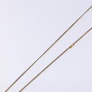 LOUIS VUITTON LVprinted Initials Coral Necklace Metal Gold M68903 Auth 132987M-5