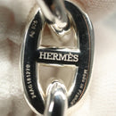 HERMES Chene Dunkle MM Bracelet Ag925 14 Links Silver Auth 132989M-10