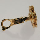 Van Cleef & Arpels Vintage Alhambra Onyx Pierce 18K Gold(750) Gold Auth 132990M-11