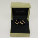 Van Cleef & Arpels Vintage Alhambra Onyx Pierce 18K Gold(750) Gold Auth 132990M-13