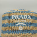 PRADA Bucket Hat Viscose Light Blue 1HC137 Auth 132994M-6