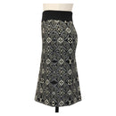 LOUIS VUITTON Monogram Jaguar Pre Owned skirt 1854 print Black LV Auth 132996M-3