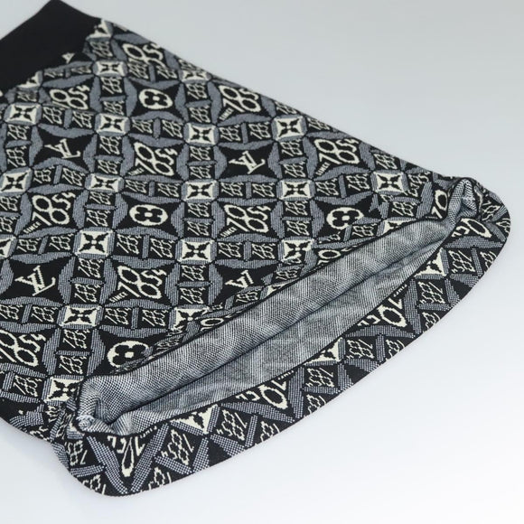 LOUIS VUITTON Monogram Jaguar Pre Owned skirt 1854 print Black LV Auth 132996M