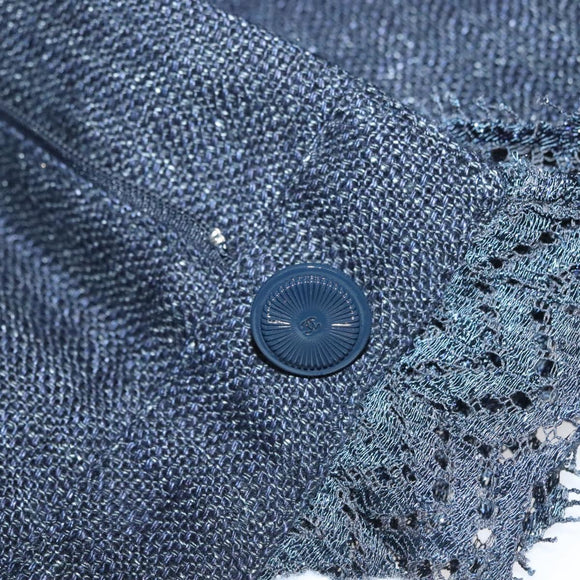 CHANEL Jacket & Pants Set Jacket Denim Blue CC Auth 132998M
