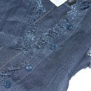 CHANEL Jacket & Pants Set Jacket Denim Blue CC Auth 132998M-17
