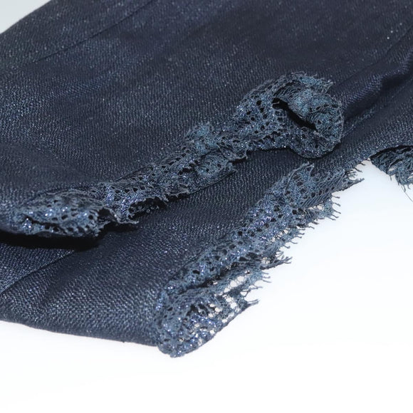 CHANEL Jacket & Pants Set Jacket Denim Blue CC Auth 132998M