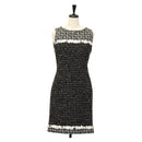 CHANEL One Piece Shirt Tweed Black CC Auth 132999M-1