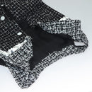 CHANEL One Piece Shirt Tweed Black CC Auth 132999M-9