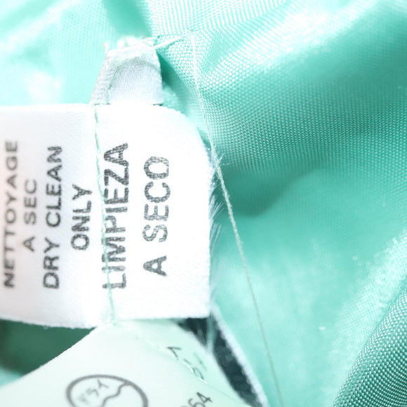 CELINE Skirt Wool Green CC Auth 133003M