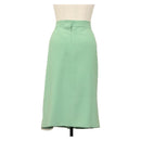 CELINE Skirt Wool Green CC Auth 133003M-2