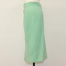 CELINE Skirt Wool Green CC Auth 133003M-3