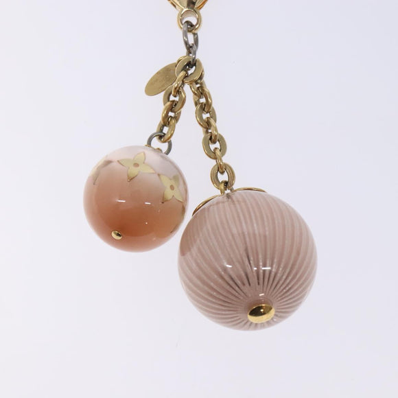 LOUIS VUITTON Porte Cles Blush Charm metal Pink M66981 LV Auth 133010V