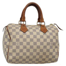LOUIS VUITTON Damier Azur Speedy 25 Hand Bag N41534 LV Auth 133020-1